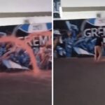 Arena do Grêmio vandalizada