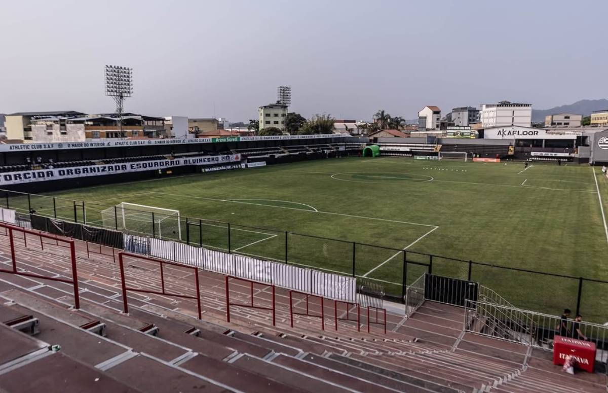 Arena Sicredi, estádio de Athletic-MG x Grêmio pela Copa do Brasil