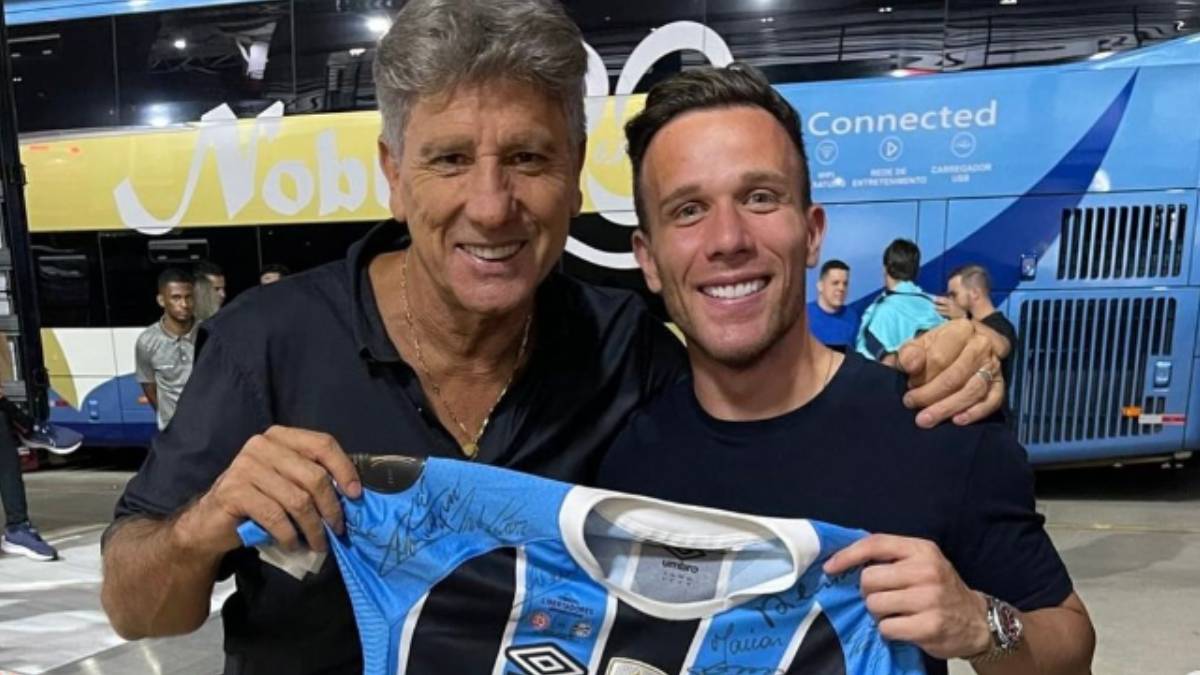 Arthur e Renato no Grêmio