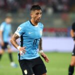 Cristian Olivera, do Grêmio, pelo Uruguai