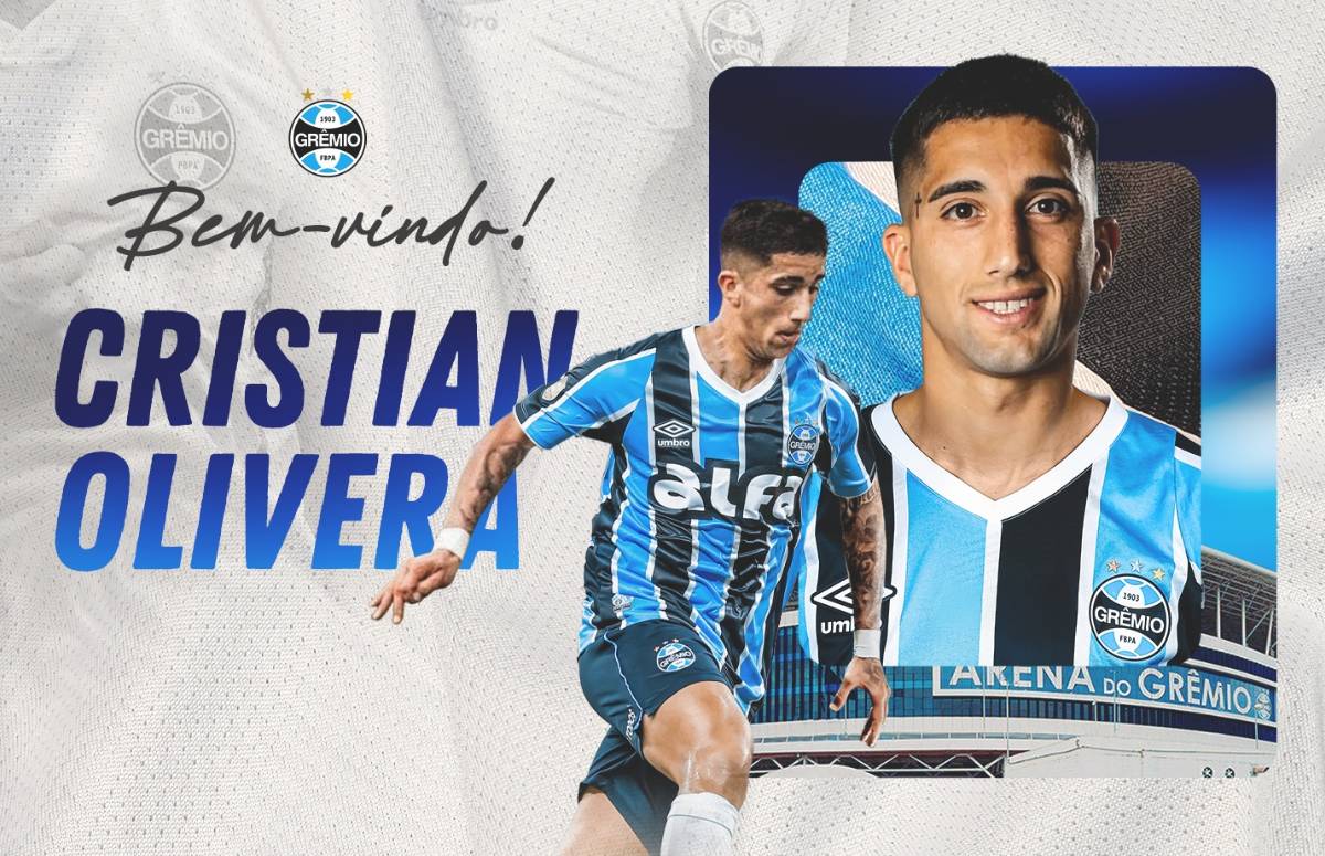 Grêmio anuncia Cristian Olivera