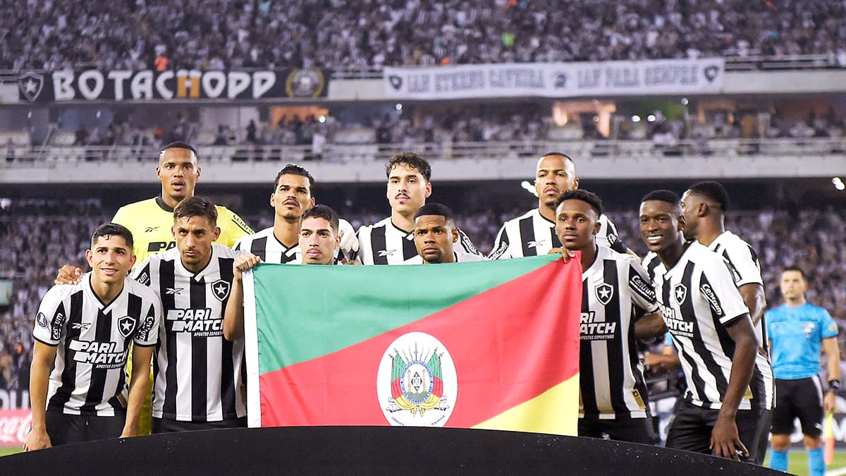 Jogadores do Botafogo