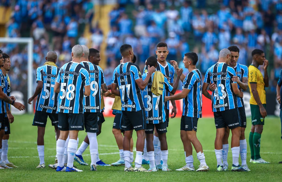 Jogadores do Grêmio