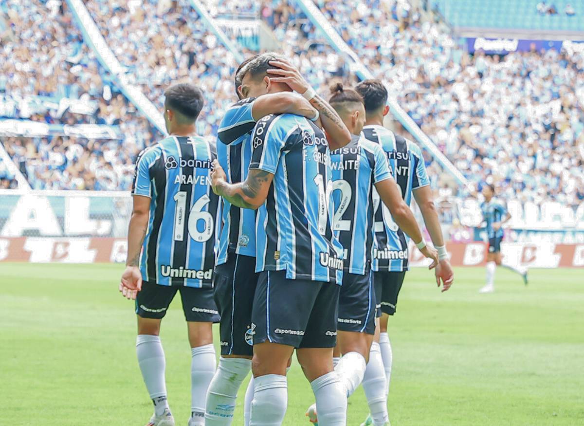 Jogadores do Grêmio