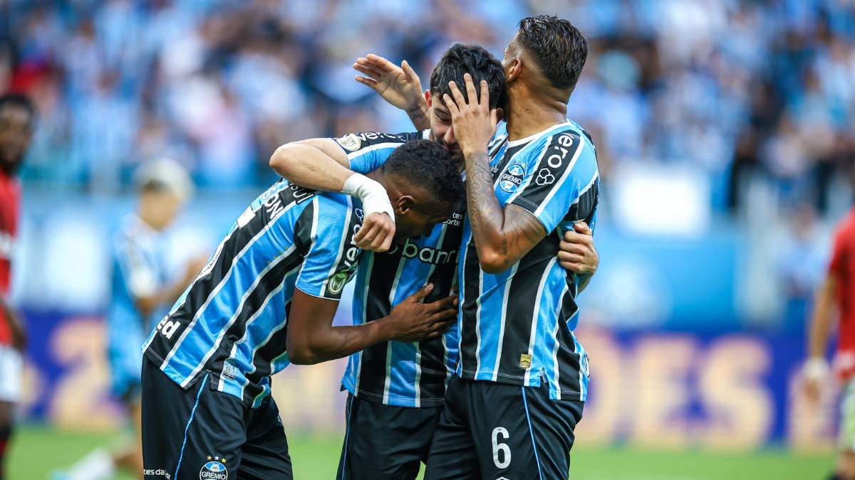 Jogadores do Grêmio