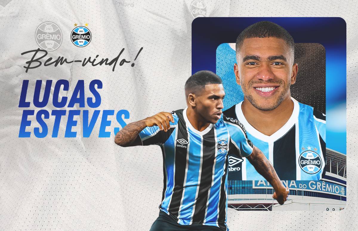 Lucas Esteves anunciado pelo Grêmio