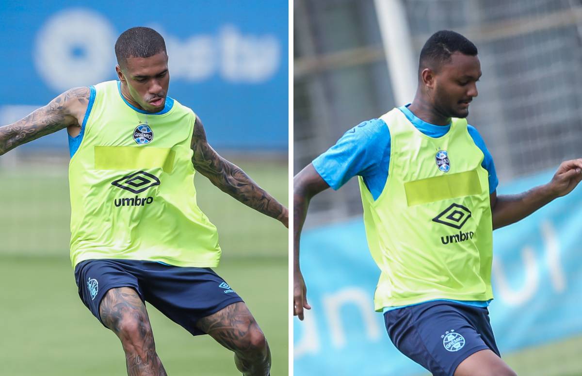 Lucas Esteves e Luan Cândido no Grêmio