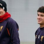 Lucas Leiva, ex-Grêmio, e Coutinho