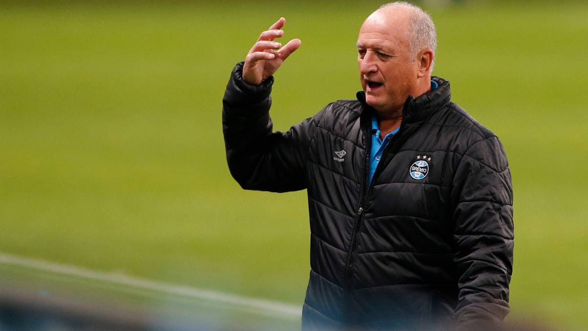 Luiz Felipe Scolari, o Felipão, pelo Grêmio