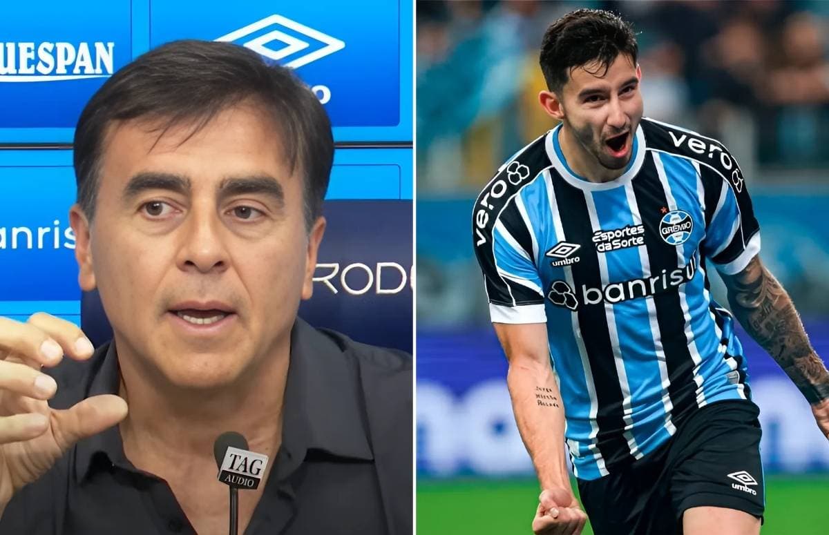 Quinteros e Villasanti pelo Grêmio