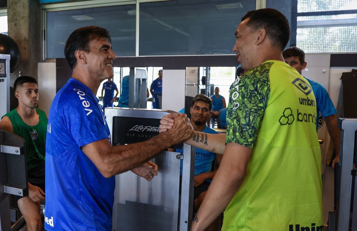 Marchesín e Quinteros no Grêmio