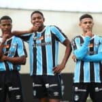 Jogadores do Grêmio na Copa São Paulo