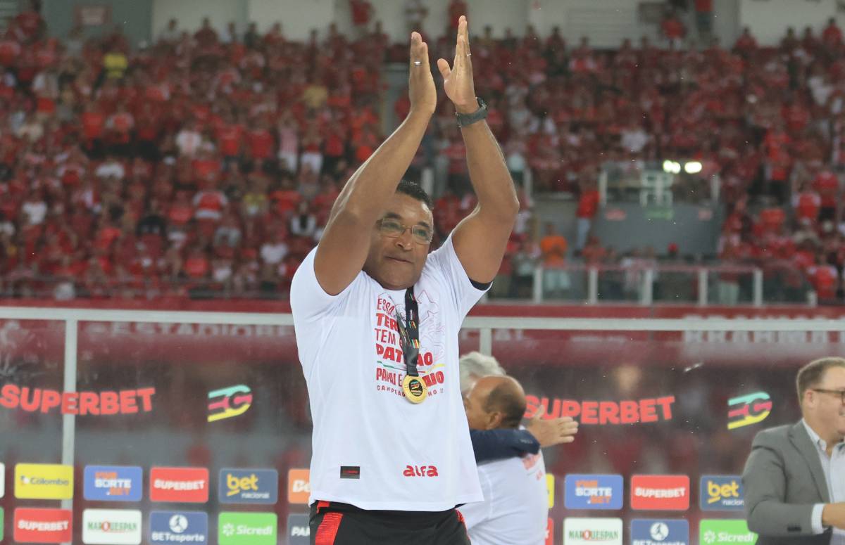 Roger Machado, técnico do Inter, fala sobre conquista do Gauchão contra o Grêmio