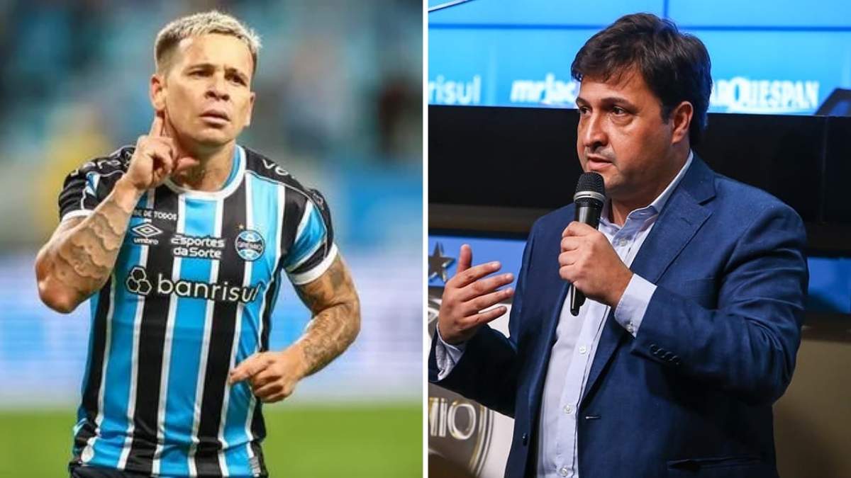 Soteldo e Alberto Guerra, no Grêmio