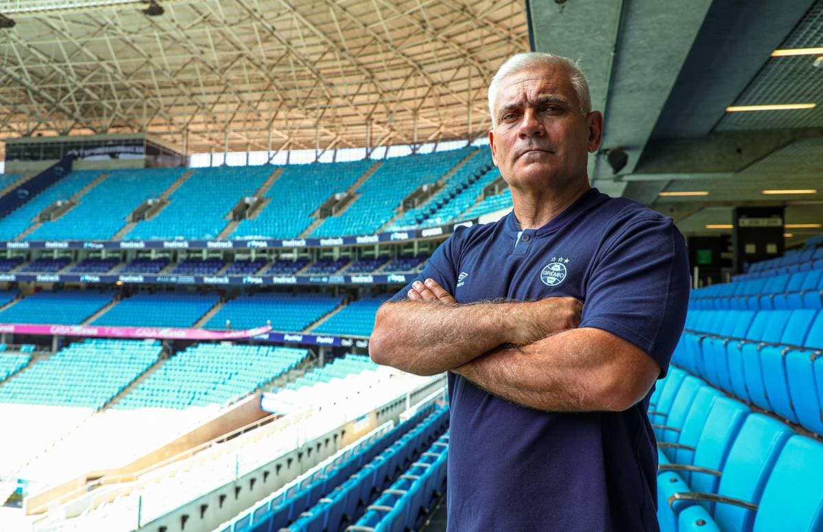 Técnico Fabiano Daitx, do Grêmio