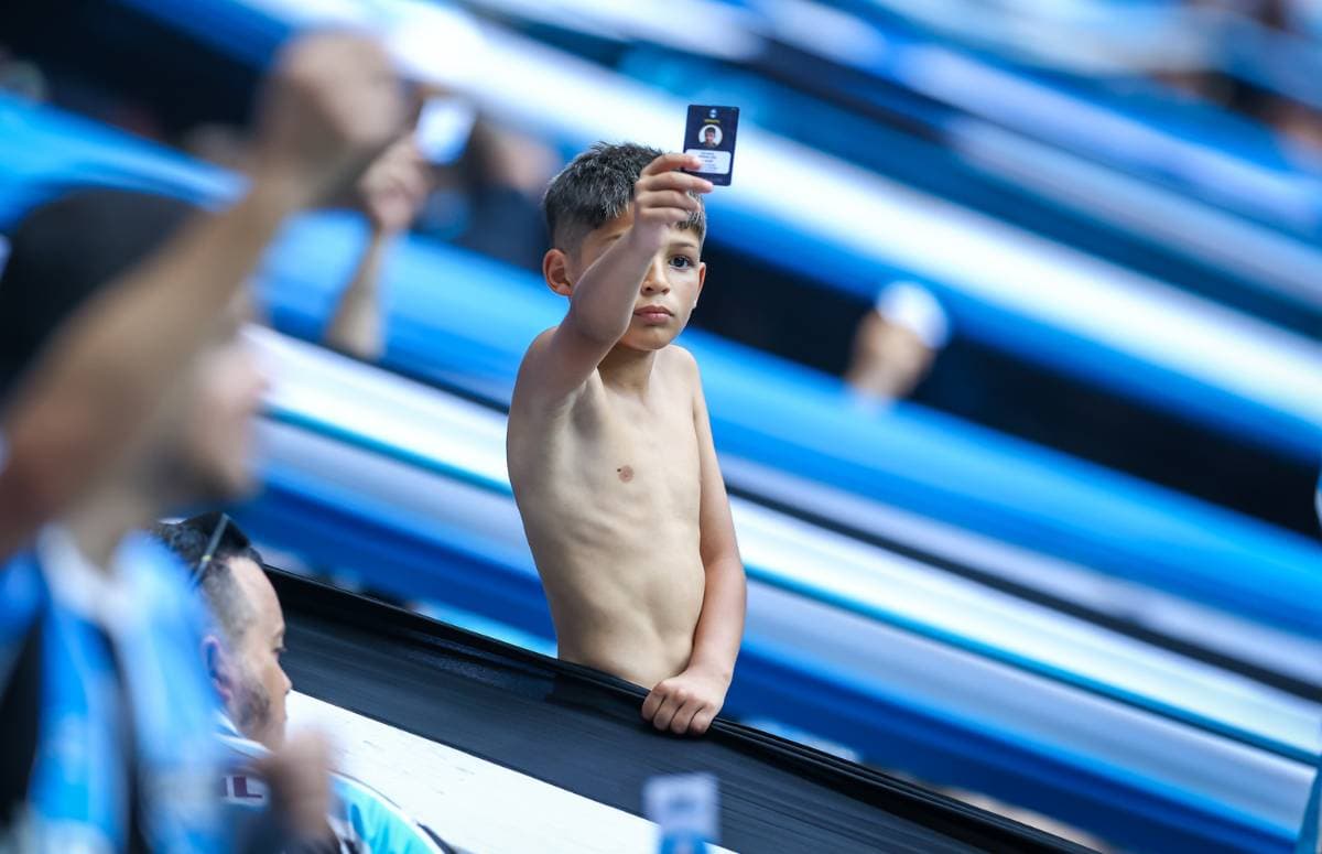 Torcedor do Grêmio na Arena