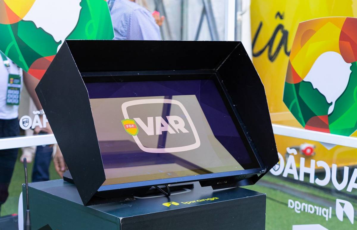 Cabine do VAR no Campeonato Gaúcho