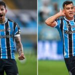 Villasanti e Cristaldo pelo Grêmio