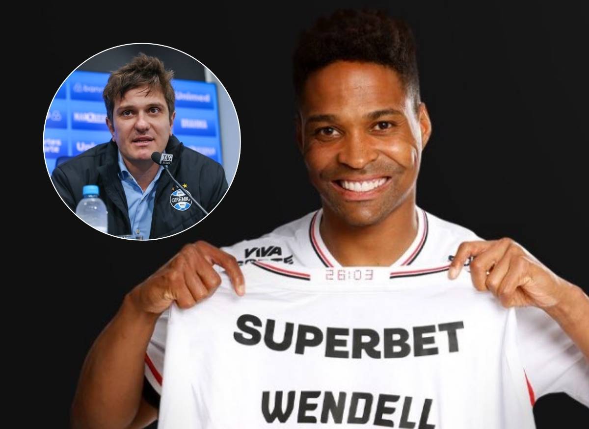 Antônio Brum ironiza Wendell, ex-Grêmio, novo reforço do São Paulo